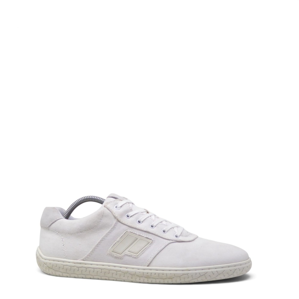 Piloti Cruise Mens Sneakers White Canvas Low Top Driving Shoes 10